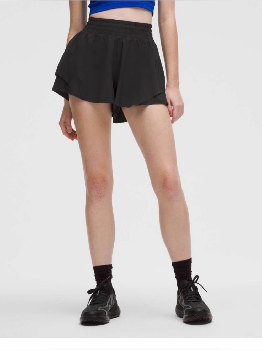 Lululemon Shake It Out High-Rise Running Short 2.5"
Black XL